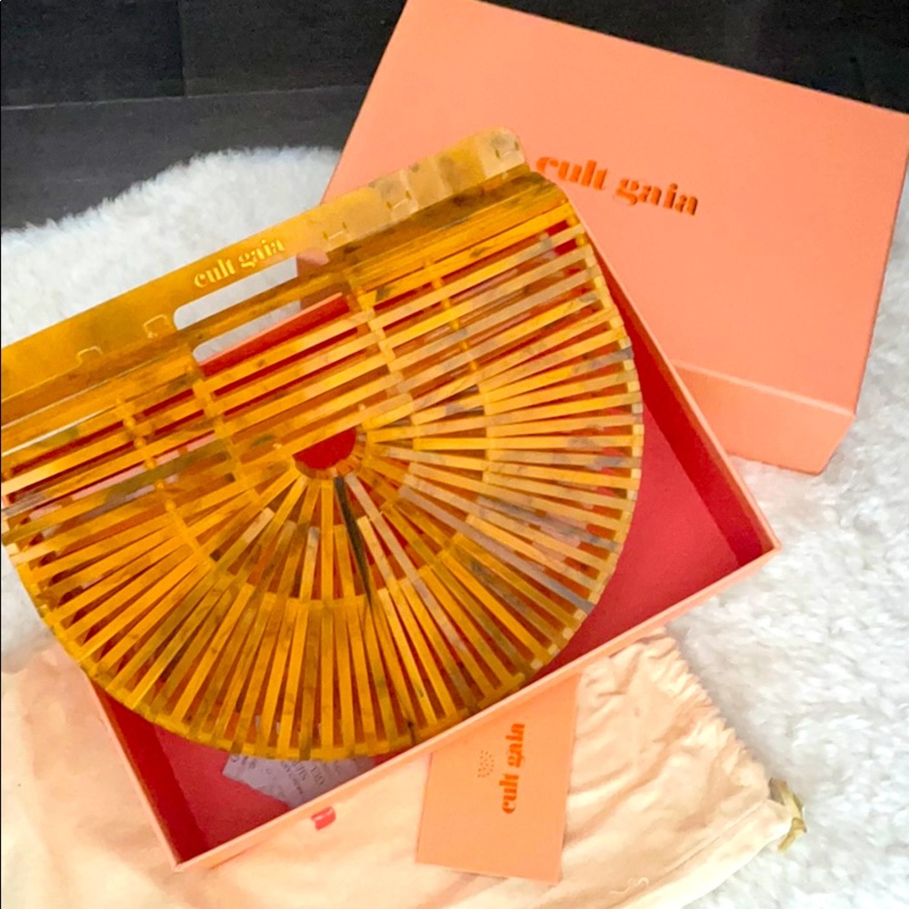 Cult Gaia Acrylic Ark Bag Marigold